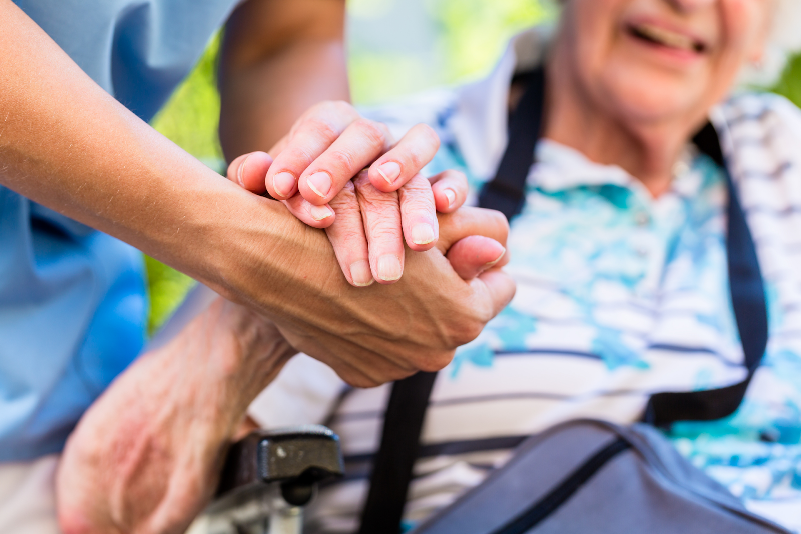 A caregiver at work